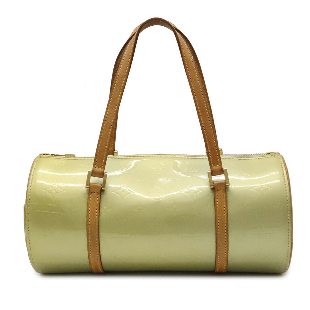 Louis Vuitton Monogram Bedford Top Handle Bag Leather Calf White Brown